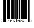 Barcode Image for UPC code 743410990003