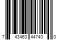 Barcode Image for UPC code 743463447400