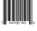 Barcode Image for UPC code 743470115019