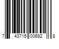 Barcode Image for UPC code 743715006928