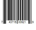 Barcode Image for UPC code 743715009219