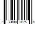 Barcode Image for UPC code 744040003750