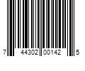 Barcode Image for UPC code 744302001425