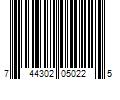 Barcode Image for UPC code 744302050225