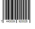 Barcode Image for UPC code 7443039920025