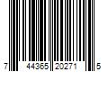 Barcode Image for UPC code 744365202715