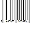 Barcode Image for UPC code 7445072000429