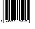 Barcode Image for UPC code 7445072002102