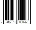 Barcode Image for UPC code 7445078000263