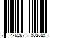 Barcode Image for UPC code 7445267002580