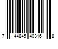 Barcode Image for UPC code 744845403168