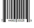 Barcode Image for UPC code 744953000259