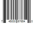 Barcode Image for UPC code 745000676540