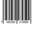 Barcode Image for UPC code 7450050279599