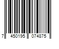 Barcode Image for UPC code 7450195074875