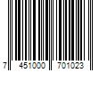 Barcode Image for UPC code 7451000701023