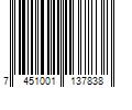 Barcode Image for UPC code 7451001137838