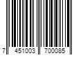 Barcode Image for UPC code 7451003700085