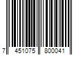 Barcode Image for UPC code 7451075800041