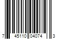 Barcode Image for UPC code 745110040743