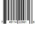 Barcode Image for UPC code 745114229816