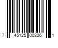 Barcode Image for UPC code 745125002361