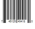 Barcode Image for UPC code 745125494180