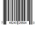 Barcode Image for UPC code 745240255840