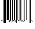 Barcode Image for UPC code 745555021963