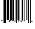 Barcode Image for UPC code 745760834204