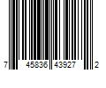 Barcode Image for UPC code 745836439272