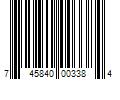 Barcode Image for UPC code 745840003384