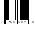 Barcode Image for UPC code 745993699229