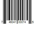 Barcode Image for UPC code 746041000745