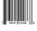 Barcode Image for UPC code 746041000868