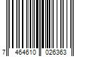 Barcode Image for UPC code 7464610026363