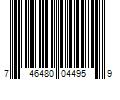 Barcode Image for UPC code 746480044959