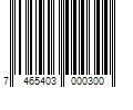 Barcode Image for UPC code 7465403000300