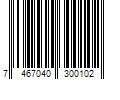 Barcode Image for UPC code 7467040300102