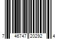 Barcode Image for UPC code 746747202924