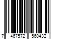 Barcode Image for UPC code 7467572560432