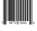 Barcode Image for UPC code 746772100004