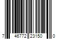 Barcode Image for UPC code 746772231500