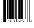 Barcode Image for UPC code 746775300722