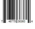 Barcode Image for UPC code 746775363604