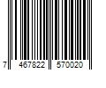 Barcode Image for UPC code 7467822570020