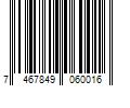 Barcode Image for UPC code 7467849060016