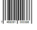 Barcode Image for UPC code 7468091000386