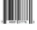 Barcode Image for UPC code 746851077760