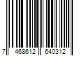 Barcode Image for UPC code 7468612640312